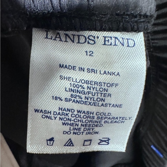 Lands' End Black Cargo Skirt - Picture 4 of 5